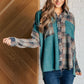 Tied for Time Thermal Plaid Button Up Tops   