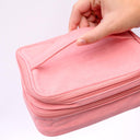 Travel Cord Organizer Case in Pink