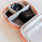 Travel Cord Organizer Case in Pink Home & Decor   