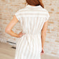 Twisted and Tailored Striped Dress Womens Dresses   