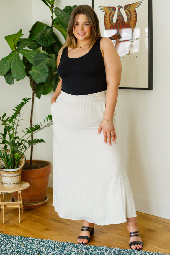 Two Hearts Meet Maxi Skirt Bottoms   