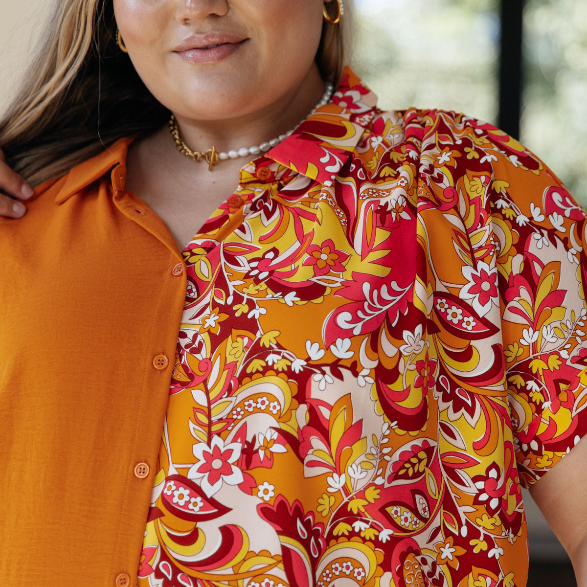 Two Sides To The Story Blouse - Three Mad Hatters Mercantile 