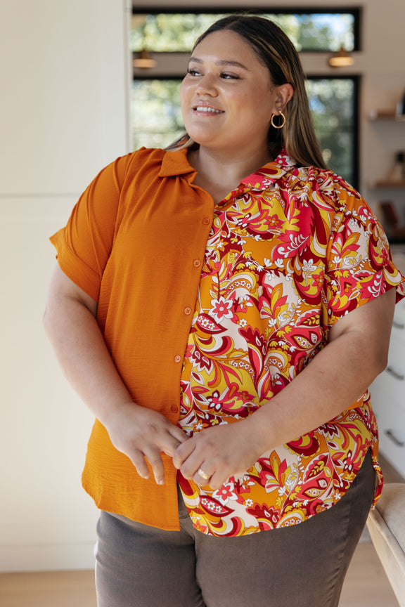 Two Sides To The Story Blouse Blouses   