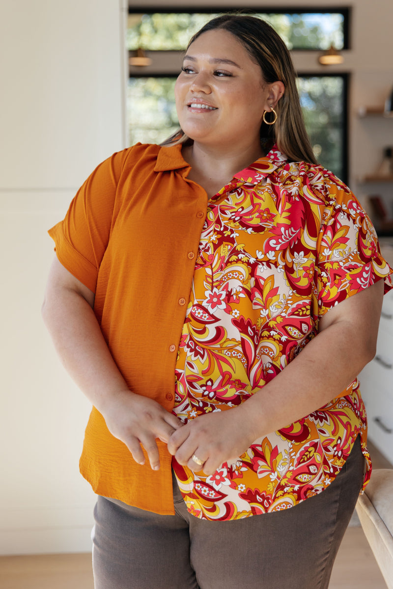 Two Sides To The Story Blouse Blouses   