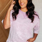 Unbothered Mineral Wash Top in Orchid Petal Tops   