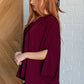 Universal Philosophy Blouse in Wine Blouses