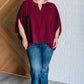 Universal Philosophy Blouse in Wine Blouses