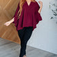 Universal Philosophy Blouse in Wine Blouses