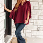 Universal Philosophy Blouse in Wine Blouses