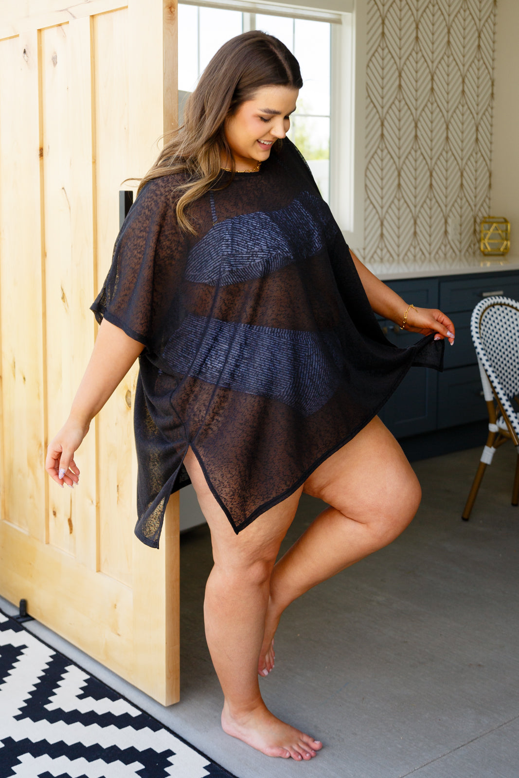 Warm Days, Cool Nights Top in Black Womens Tops   