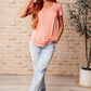 We Go Together Top In Cantaloupe Womens Tops   