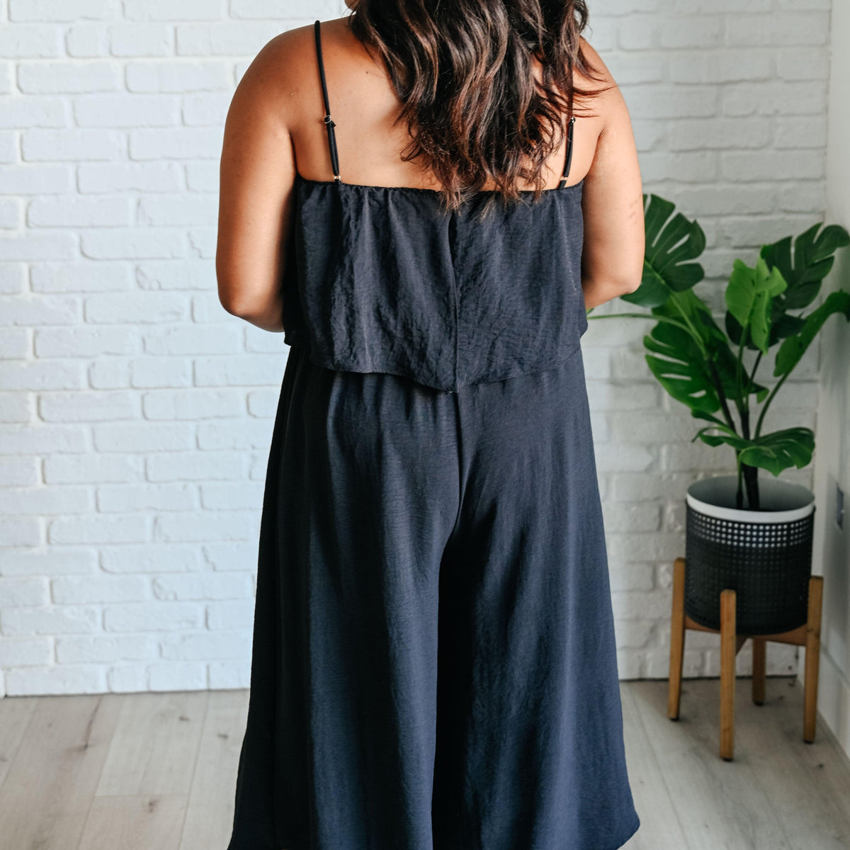 When All is Said and Done Spaghetti Strap Jumpsuit - Three Mad Hatters Mercantile 