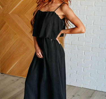 When All is Said and Done Spaghetti Strap Jumpsuit