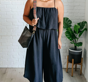 When All is Said and Done Spaghetti Strap Jumpsuit