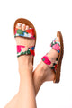 With a Twist Sandal in Flowers womens Shoes   