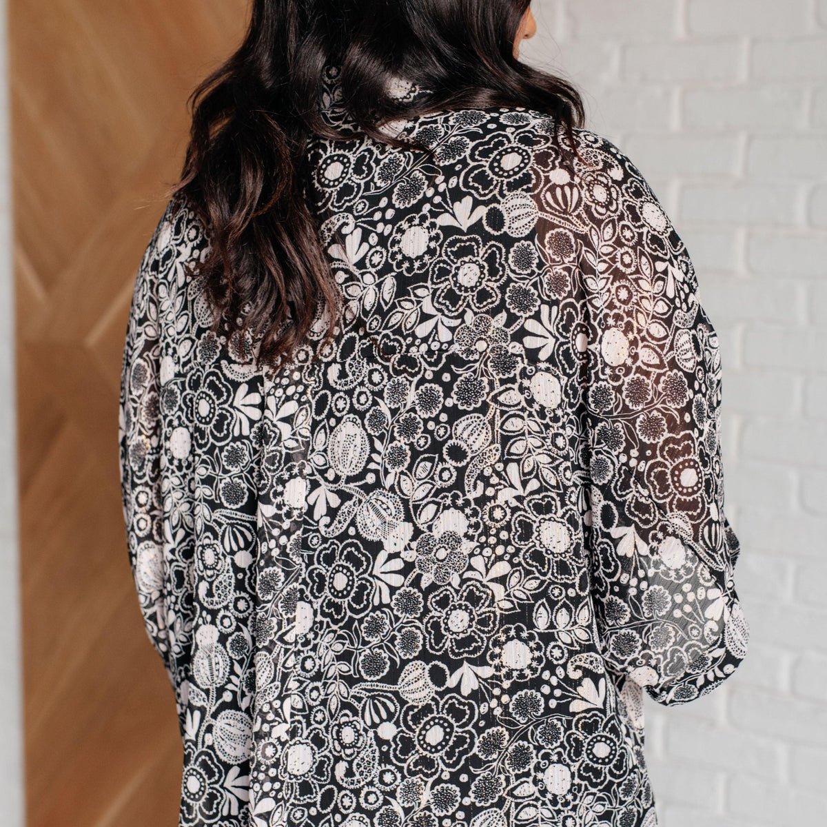 Work All Day Floral Top - Three Mad Hatters Mercantile 