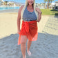 Wrapped In Summer Versatile Swim Cover in Orange Swimwear   