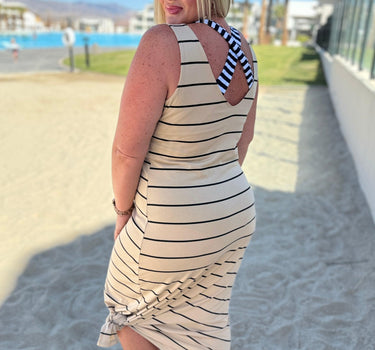 You Get Me Sleeveless Maxi In Khaki