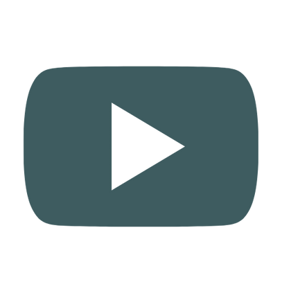 Teal YouTube Logo | Three Mad Hatters Mercantile | Jackson, MS