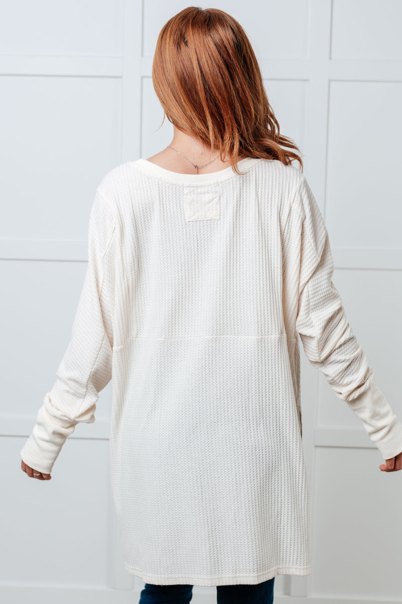 You're Too Kind Waffle Knit Top Tops