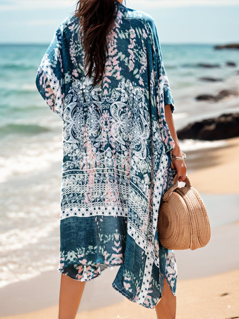 Printed Open Front Cover-Up    