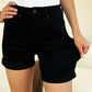 Judy Blue Full Size High Waist Tummy Control Cuffed Denim Shorts Womens Denim Shorts   