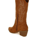 Mae Embroidery Detail Cowboy Boots