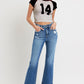 RISEN Full Size Tummy Control High Rise Crop Bootcut Jeans    