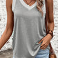 V-Neck Wide Strap Tank    