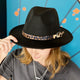 Wild Side Fedora Hat Fedora Hat Black One Size 