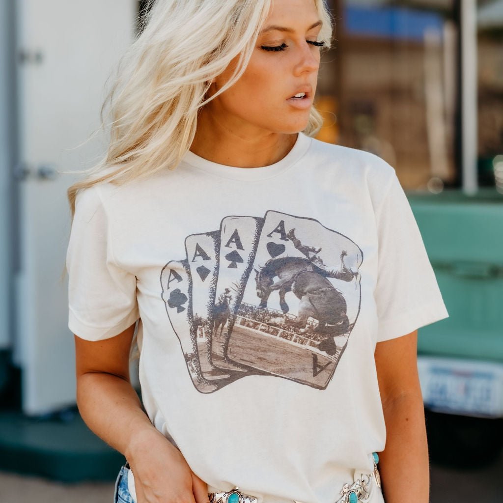 Ace of Cowboys Graphic Tee Graphic Tees   