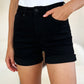 Judy Blue Full Size High Waist Tummy Control Cuffed Denim Shorts Womens Denim Shorts   