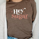 Hey Sugar Sparkle Valentines Day Graphic Tee