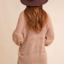 Knit Netted Cardigan