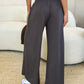 Double Take Full Size Smocked Wide Waistband Wide Leg Pants Womens Lounge Pants   