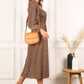 Square neck vintage puff dress Womens Dresses   