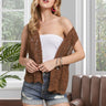 ADORA Crochet Vest With Scallop Hem