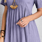 Full Size V-Neck Short Sleeve Dress    