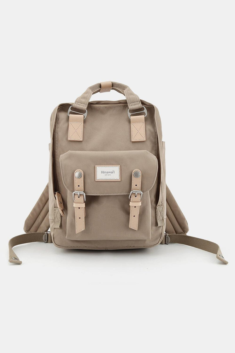 Himawari Contrast Waterproof Nylon Backpack Bag - Three Mad Hatters Mercantile 
