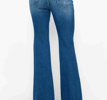 Bytos High Rise Bootcut Jeans with Pockets