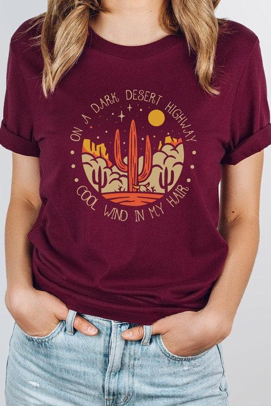 Desert Highway Graphic Tee - Three Mad Hatters Mercantile 