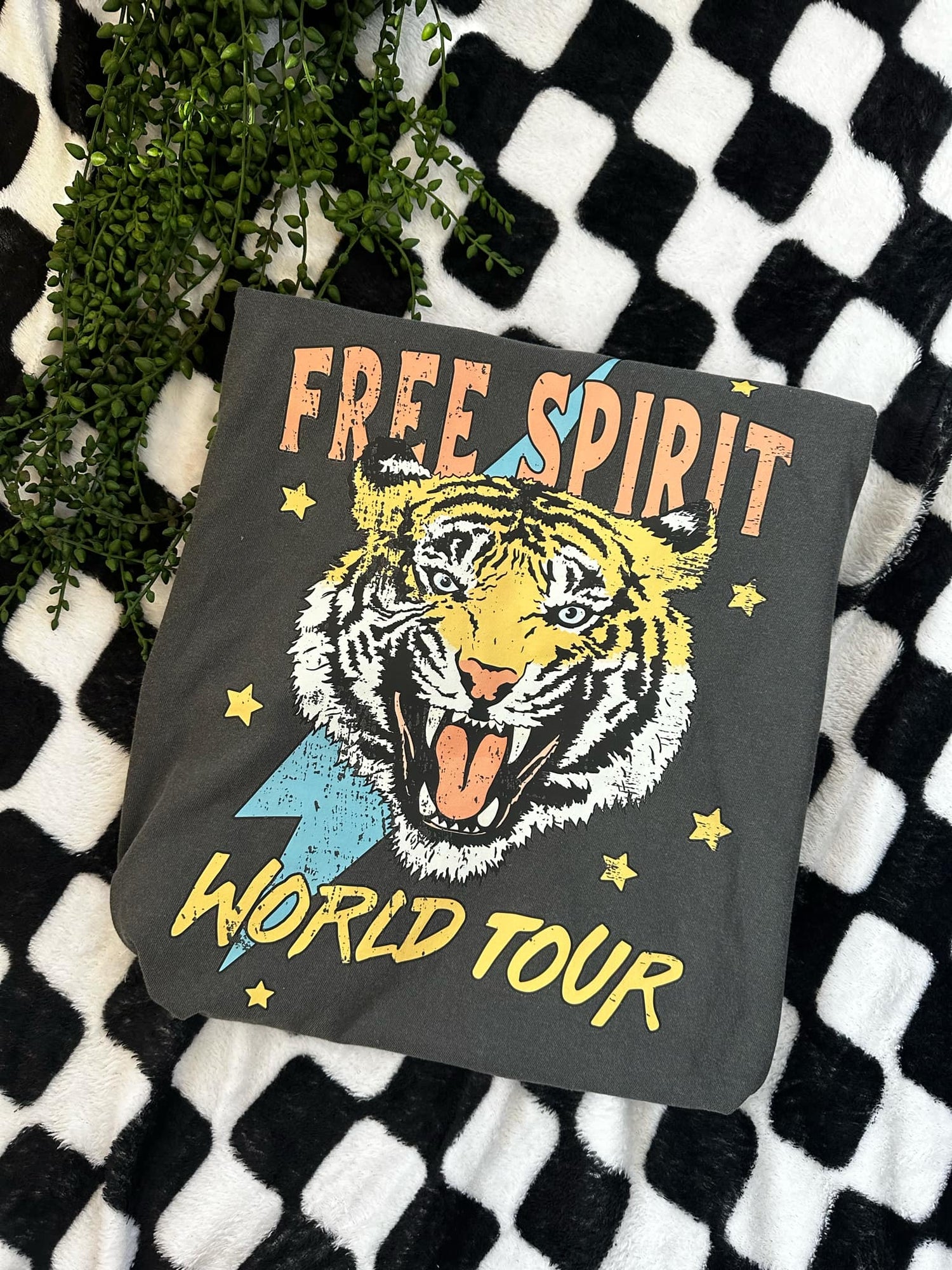 Free Spirit World Tour Graphic Tee Womens   