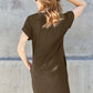 Basic Bae Full Size Round Neck Short Sleeve Dress with Pockets Womens Dresses   