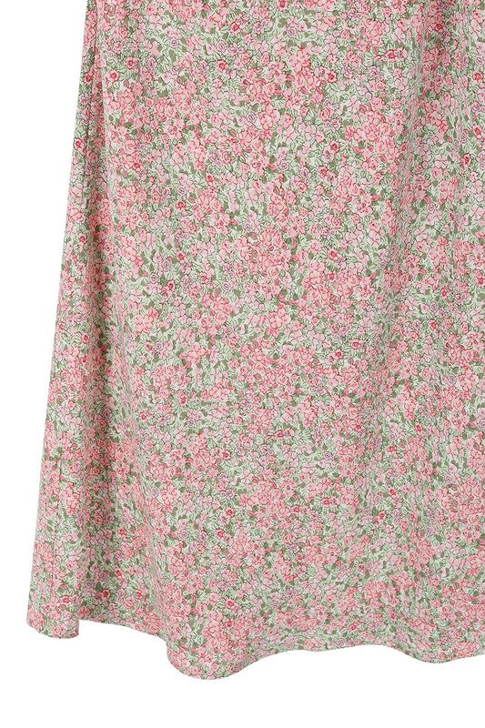 Garden Party Soft Floral Dress    