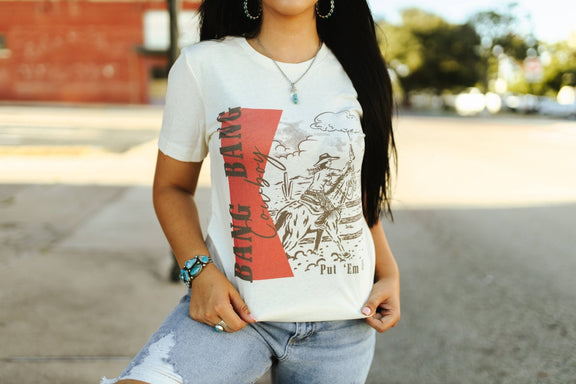 Bang Bang Cowboy Graphic Tee Graphic Tees   