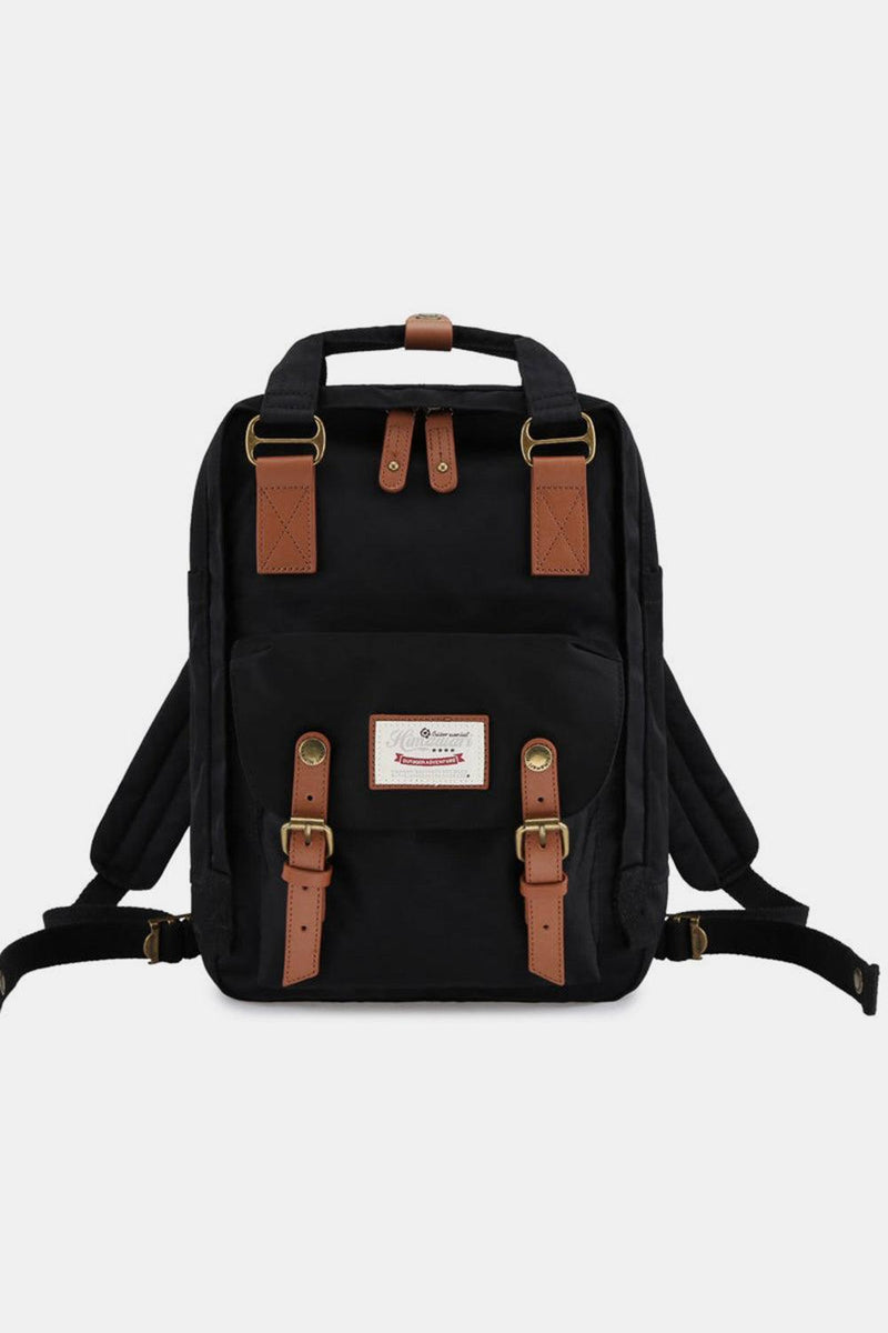 Himawari Contrast Waterproof Nylon Backpack Bag - Three Mad Hatters Mercantile 