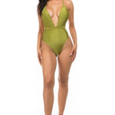 Sultry Waves: Crisscross Cut-Out One-Piece Swimsuit