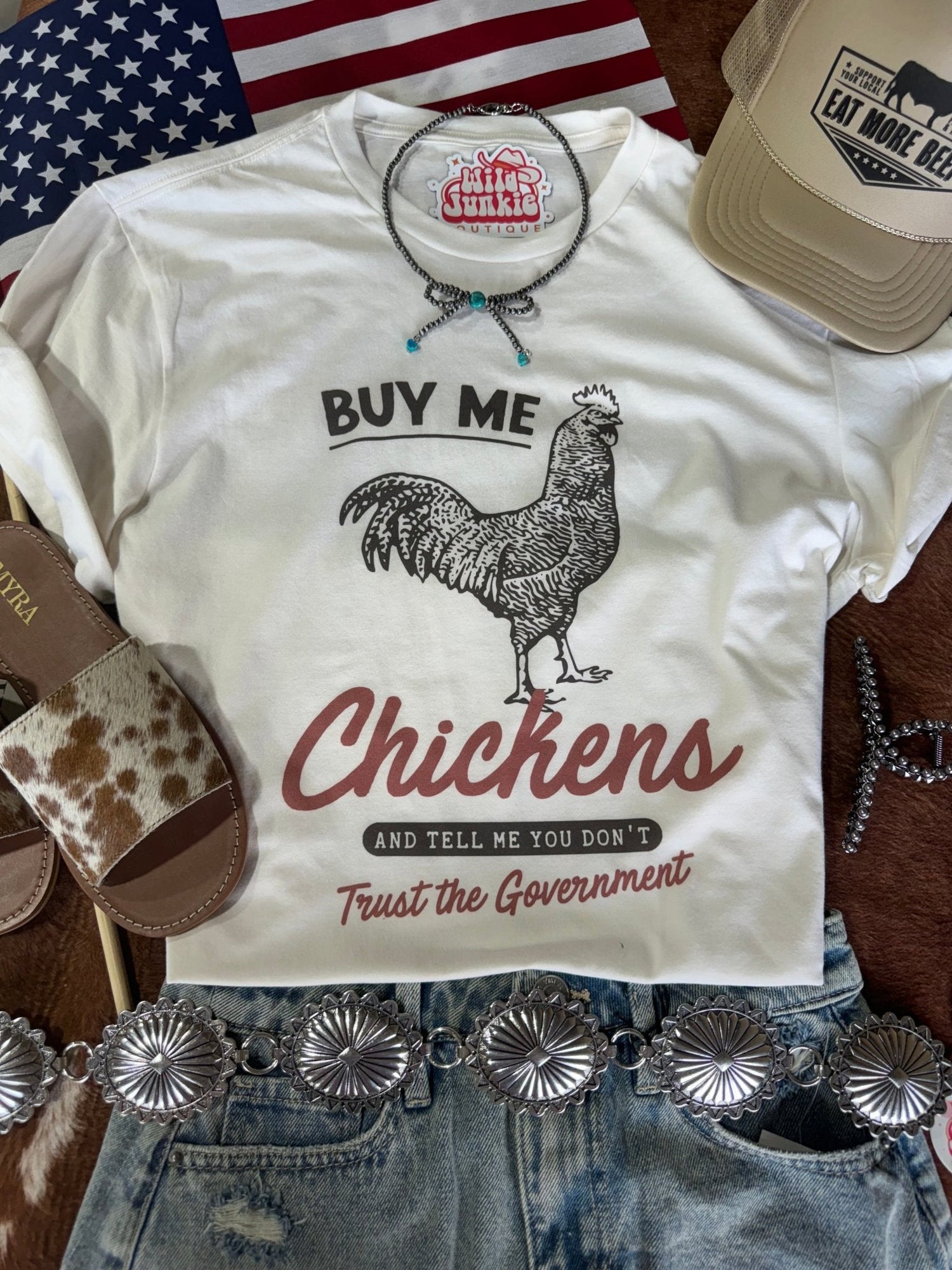 Buy Me Chickens Graphic Tee Graphic Tees   