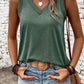 V-Neck Wide Strap Tank    