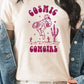 Cosmic Cowgirl Graphic Tee Womens Graphic T-shirt Cream S 